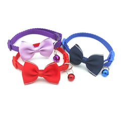 Bow and Bell Pet Collar